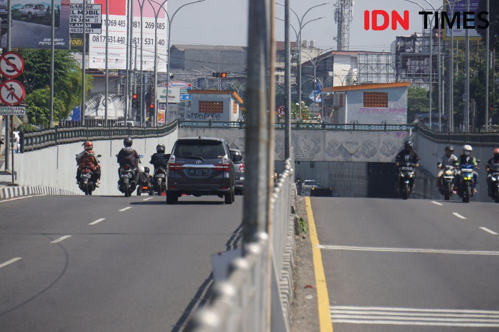 Uji Coba Larangan Motor lewat Underpass Kentungan, Banyak Pelanggar