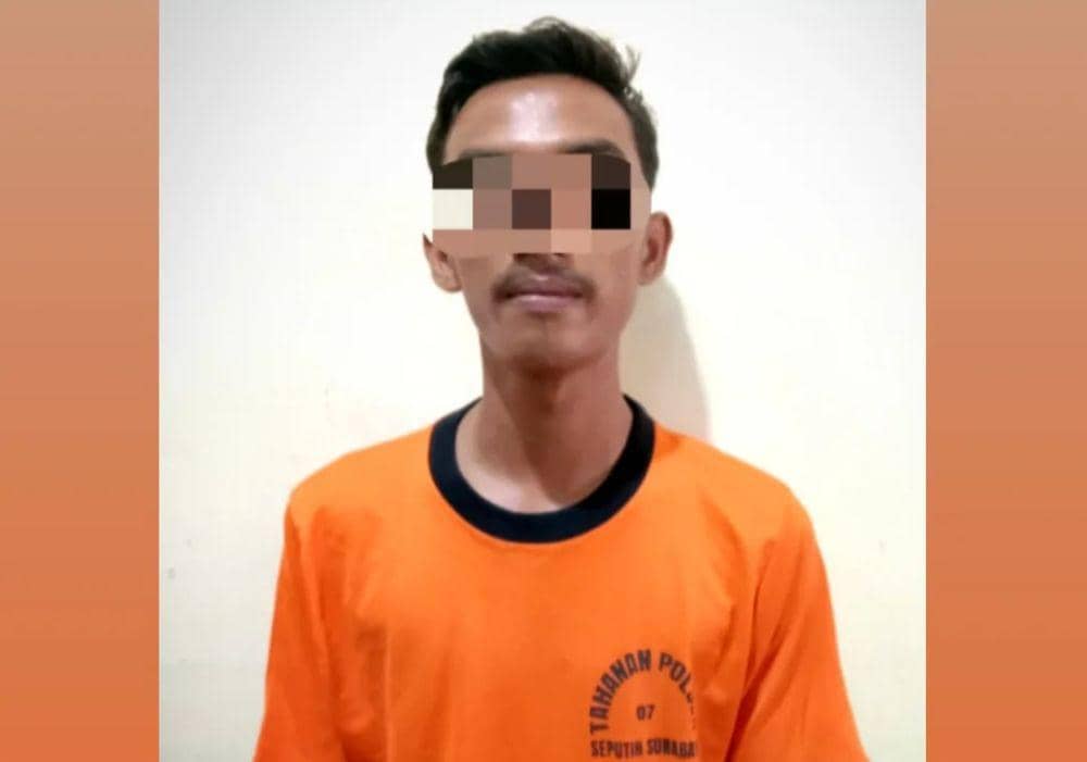 Tampang majikan AG, pelaku pemerkosaan anak di bawah umur hingga hamil. (Dok. Polres Lampung Tengah).