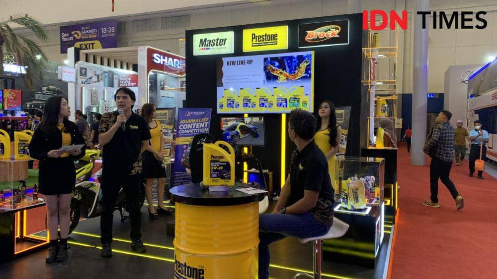 Booth Prestone di GIIAS (IDN Times/Fadhliansyah)