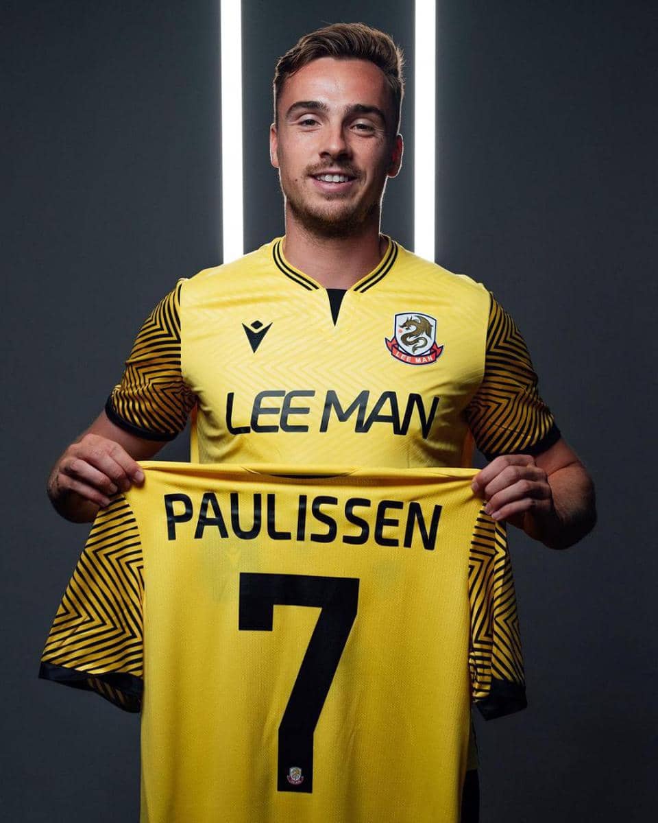 Mitchel Paulissen saat diperkenalkan di akun Instagram milik Lee Man FC. (Instagram.com/leeman_footballclub)