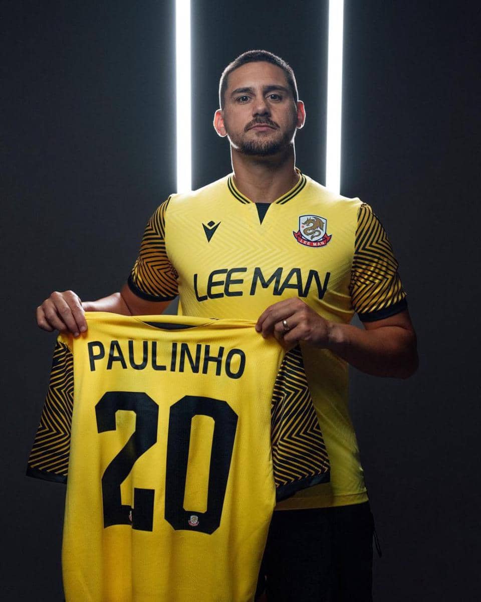 Paulinho Simionato saat diperkenalkan ke publik melalui akun media sosial Lee Man FC. (Instagram.com/leeman_footballclu)