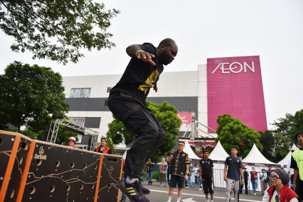 Persani Senang, Brick Parkour Asian Tour 2023 Indonesia Sukses