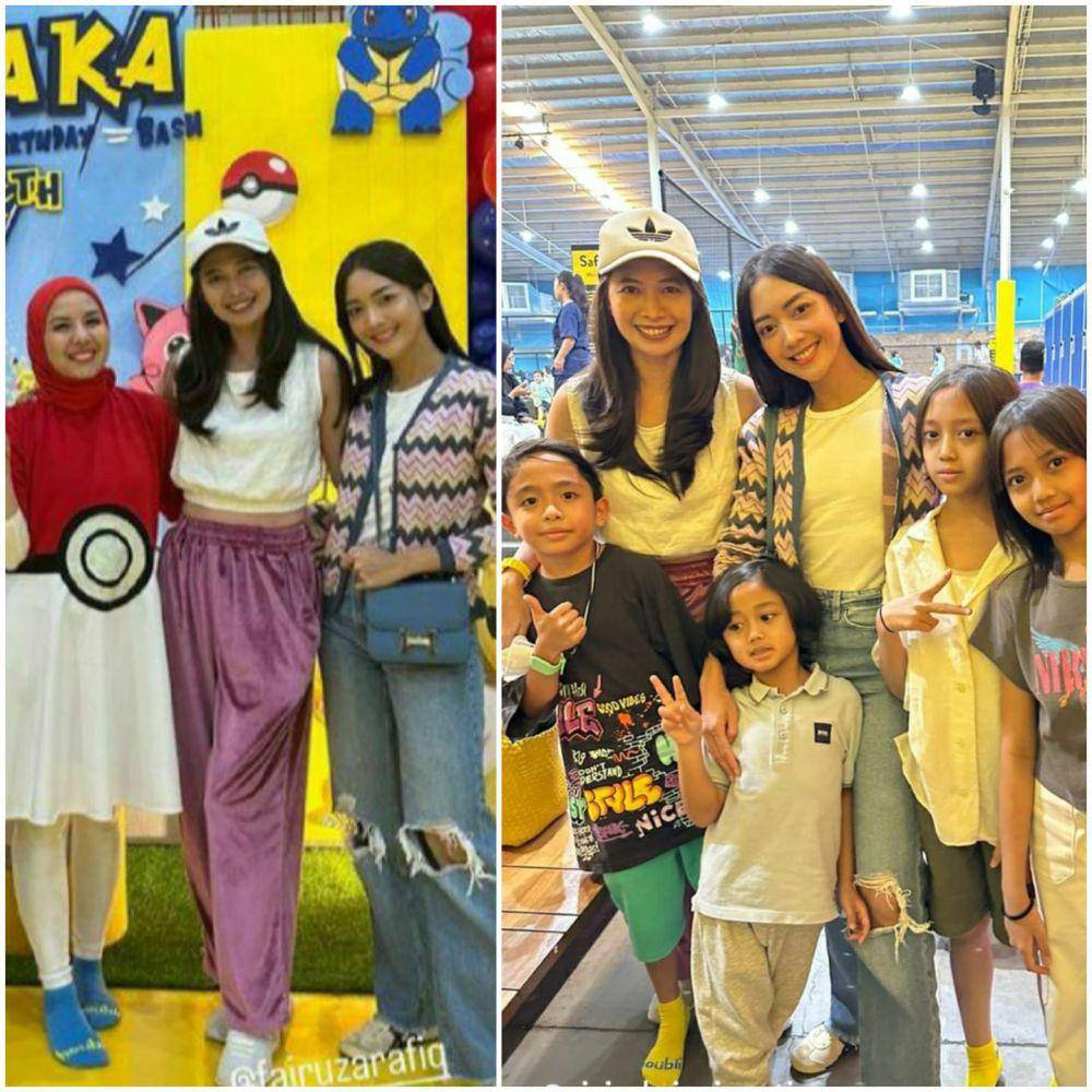 potret para artis di ulang tahun Kanaka, anak Tya Ariestya (instagram.com/verlitaevelyn)