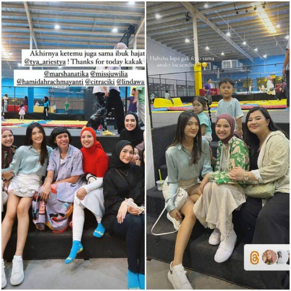 potret para artis di ulang tahun Kanaka, anak Tya Ariestya (instagram.com/anissaaziza)