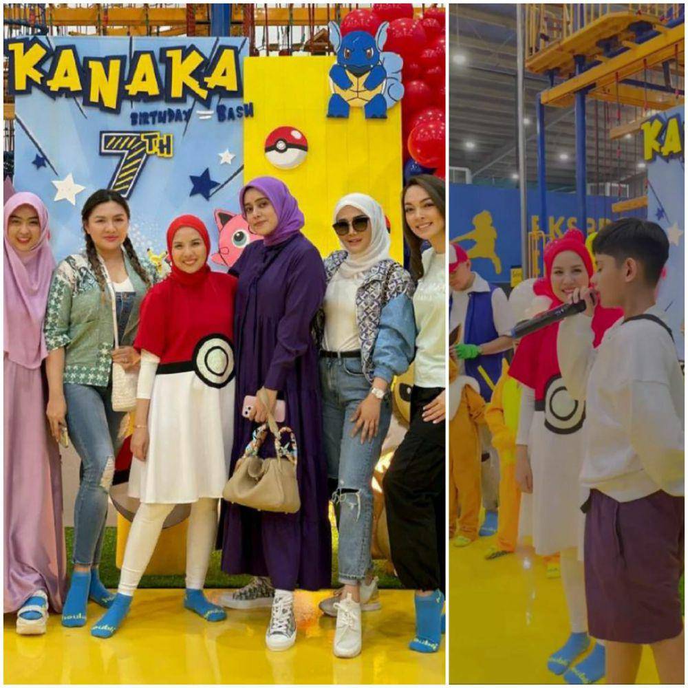 potret para artis di ulang tahun Kanaka, anak Tya Ariestya (instagram.com/marissyaichareal) | potret para artis di ulang tahun Kanaka, anak Tya Ariestya (instagram.com/fairuzarafiq)