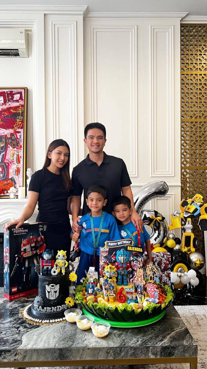 momen ulang tahun ke-6 Rajendra, anak Alisia Rininta (instagram.com/alisiarininta22)