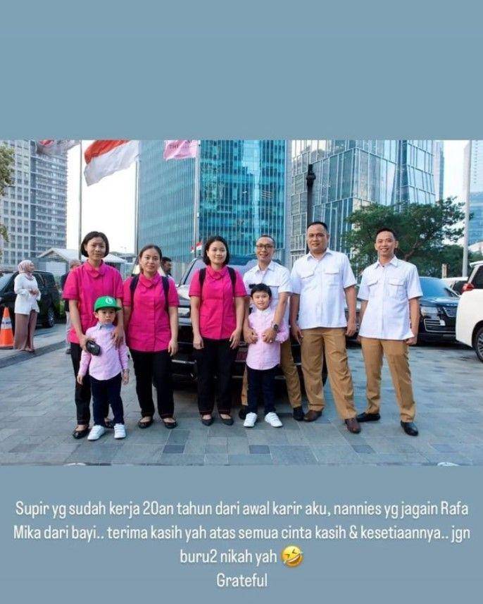 Sandra Dewi rayakan ulang tahun pengasuh anak (instagram.com/sandradewi88)