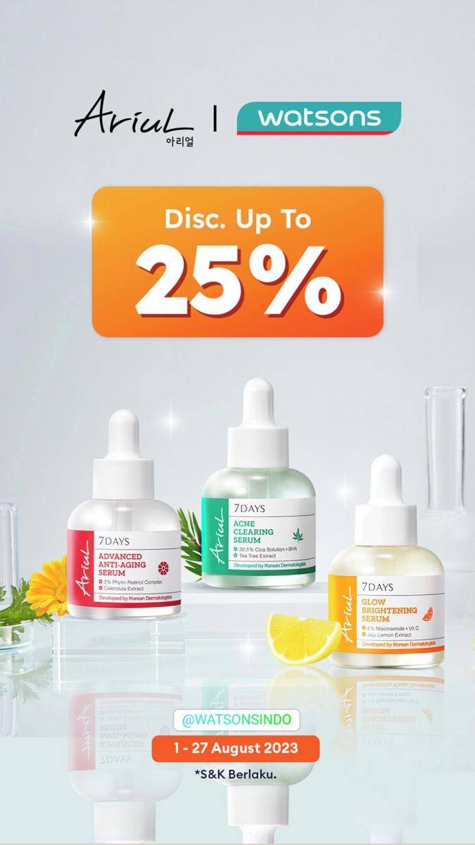 Promo Skincare dan Makeup Edisi Kemerdekaan (instagram.com/ariul_id)