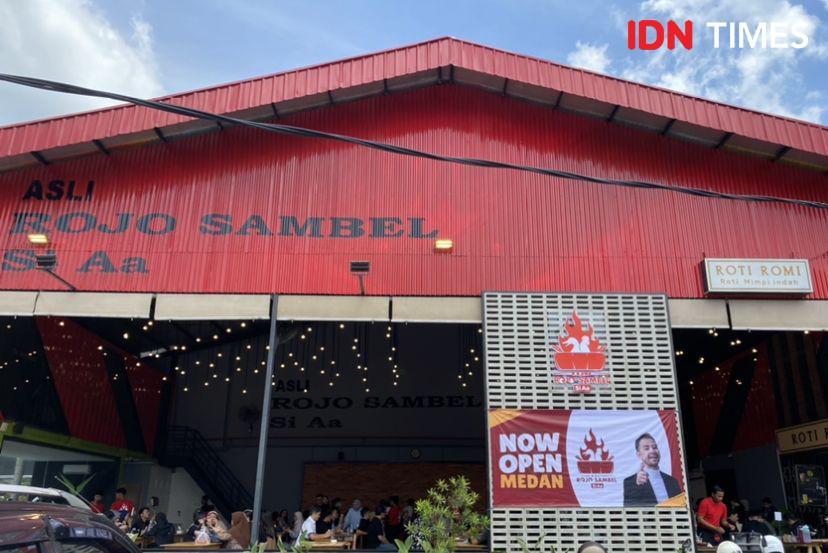 Rojo Sambel Si AA Hadir di Medan, Nasi Jeruk Bebek Favorit Raffi Ahmad
