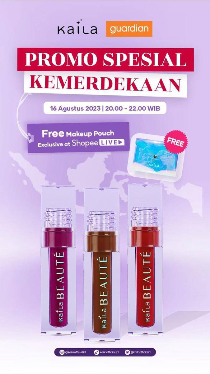Promo Skincare dan Makeup Edisi Kemerdekaan (instagram.com/kailaofficial.id)