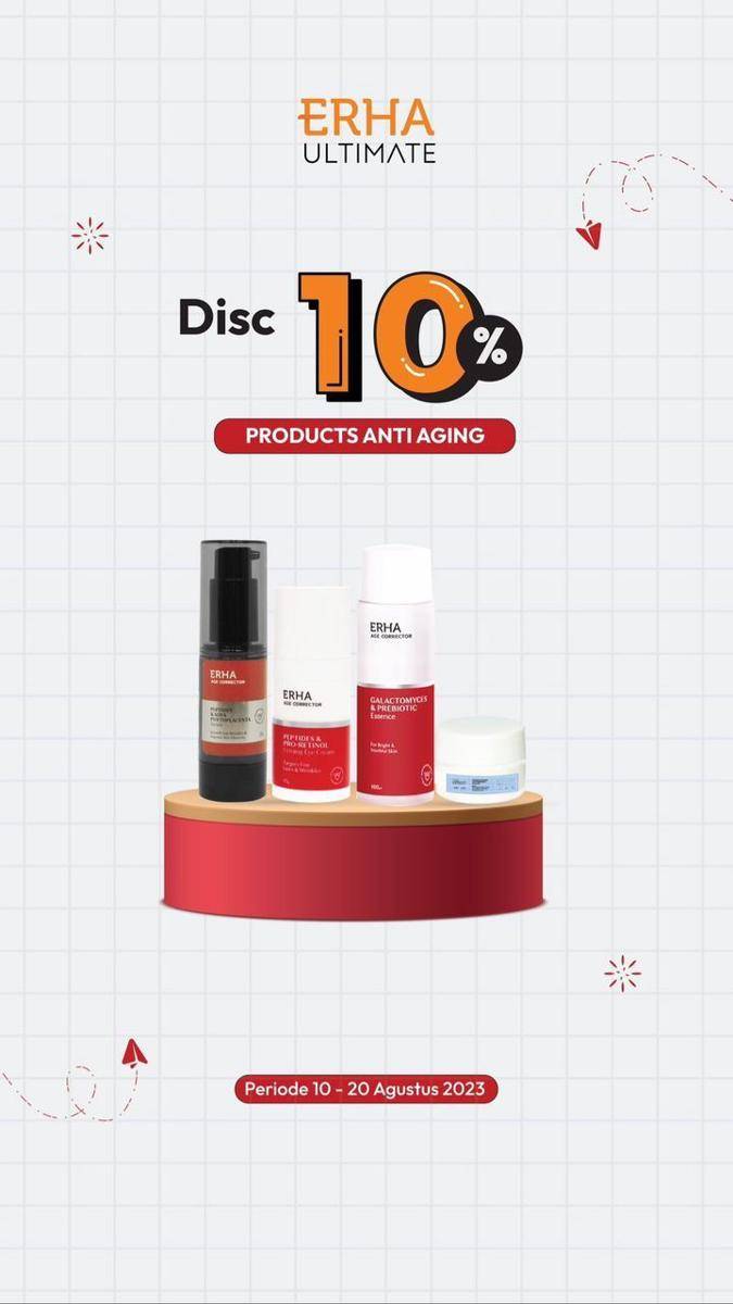 Promo Skincare dan Makeup Edisi Kemerdekaan (instagram.com/erha.dermatology)