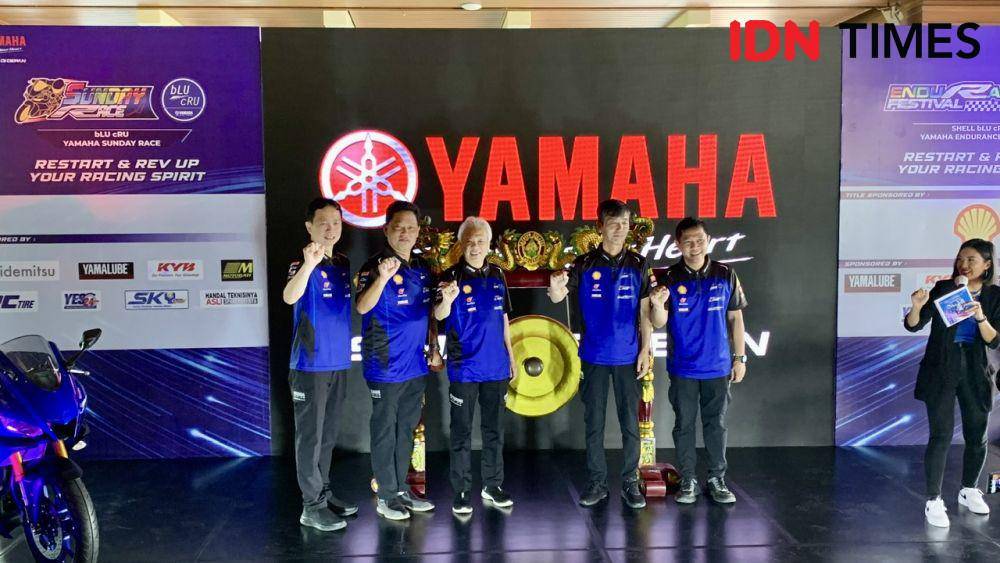Konferensi pers One Make Race Yamaha (IDN Times/Fadhliansyah)