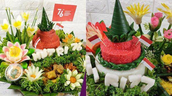ilustrasi resep tumpeng 17 Agustus merah putih (youtube.com/Soim Ahmad)