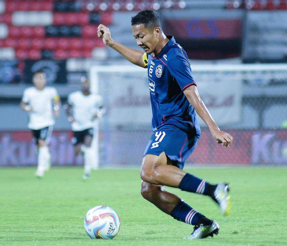 Dendi Santoso saat pertandingan melawan Rans Nusantara. (Dok. Media Officer Arema FC)