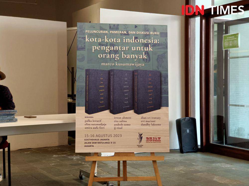 Peluncuran Buku Kota-Kota Indonesia (IDN Times/Rachma Syifa)