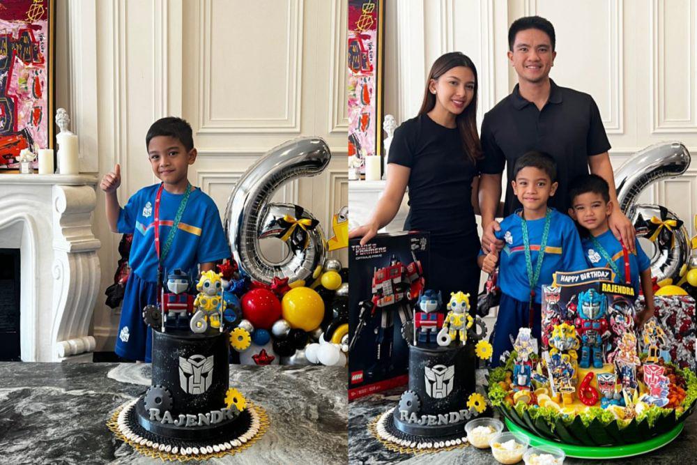 7 Momen Ultah Ke-6 Anak Sulung Alisia Rininta, Bertema Transformers!