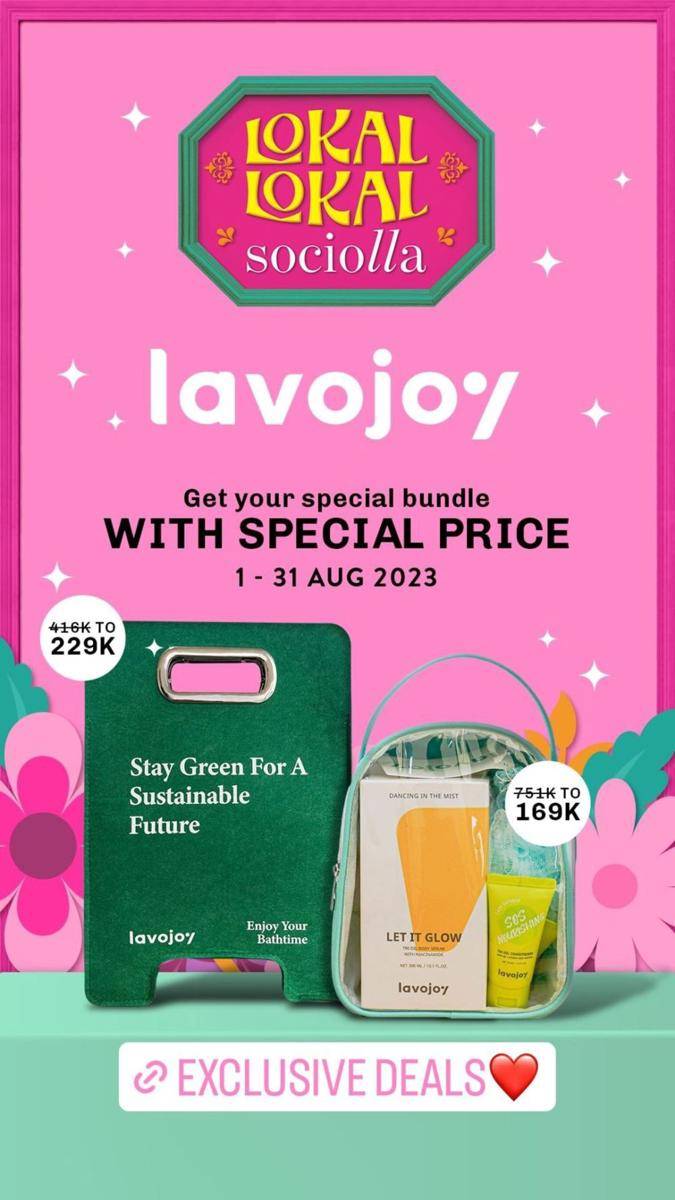 Promo Skincare dan Makeup Edisi Kemerdekaan (instagram.com/lavojoy_id)
