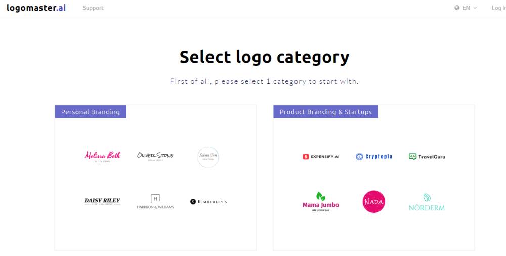 Tampilan Logomaster.ai. (Logomaster.ai)