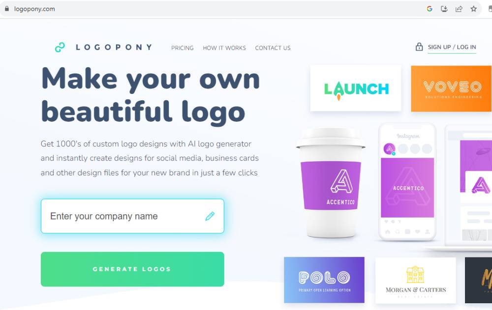 Tampilan Logopony. (Logopony.com)