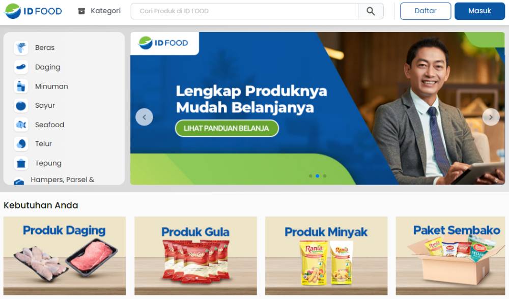 Tampilan marketplace market.idfood.co.id (market.idfood.co.id)