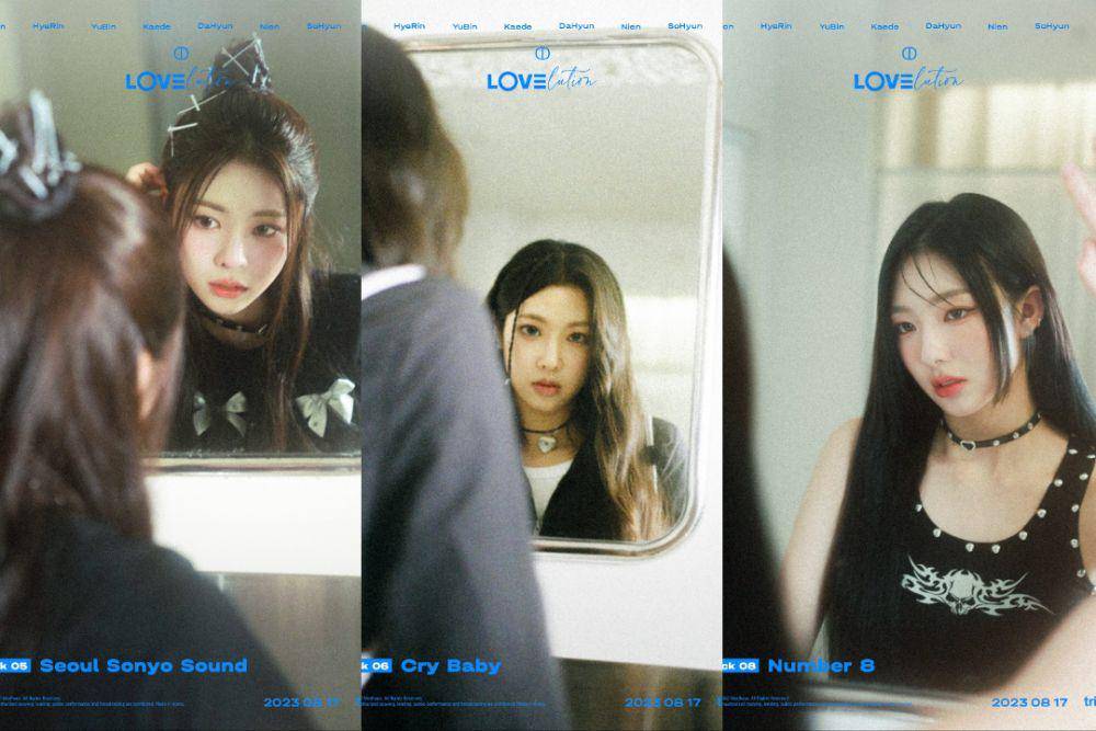 DaHyun, Nien dan Xinyu tripleS LOVElution (twitter.com/triplescosmos)