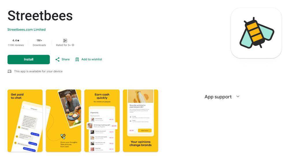 Streetbees, aplikasi penghasil uang (play.google.com)
