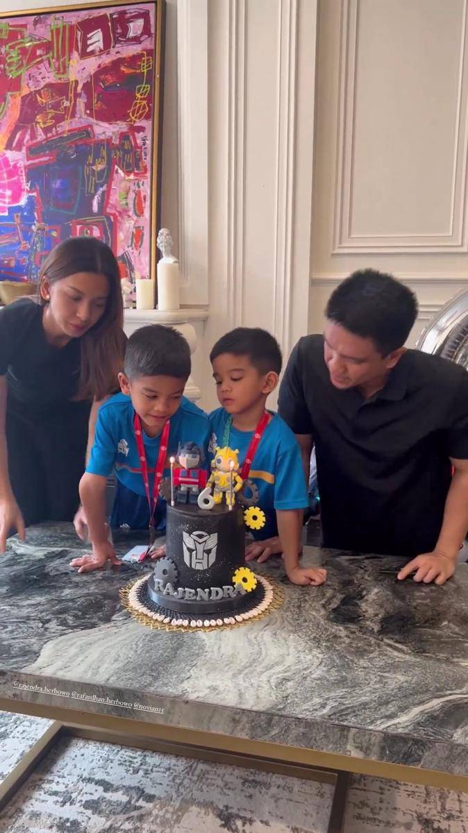 momen ulang tahun ke-6 Rajendra, anak Alisia Rininta (instagram.com/alisiarininta22)