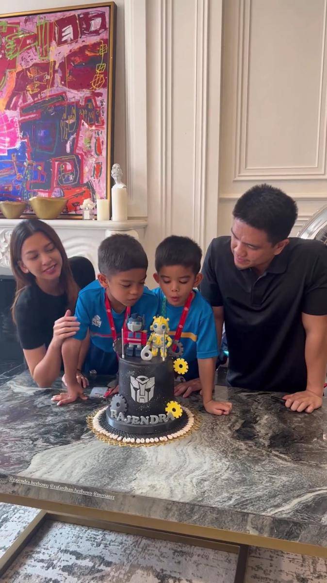 momen ulang tahun ke-6 Rajendra, anak Alisia Rininta (instagram.com/alisiarininta22)