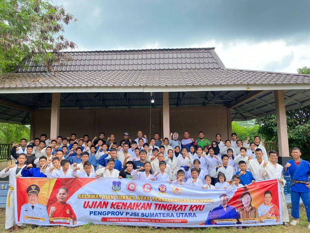 67 Peserta Ikuti Ujian Kenaikan Tingkat Kyu Judo Sumut