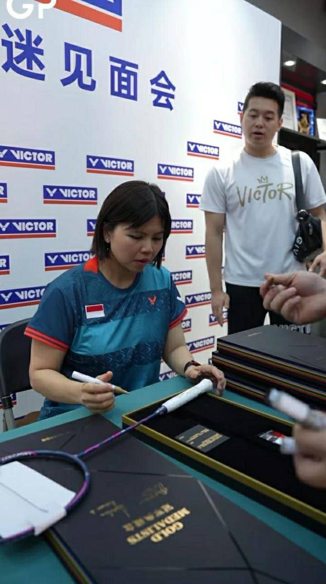 potret Greysia Polii tour ke China sekaligus sapa penggemar bulu tangkis di China (instagram.com/greyspolii)