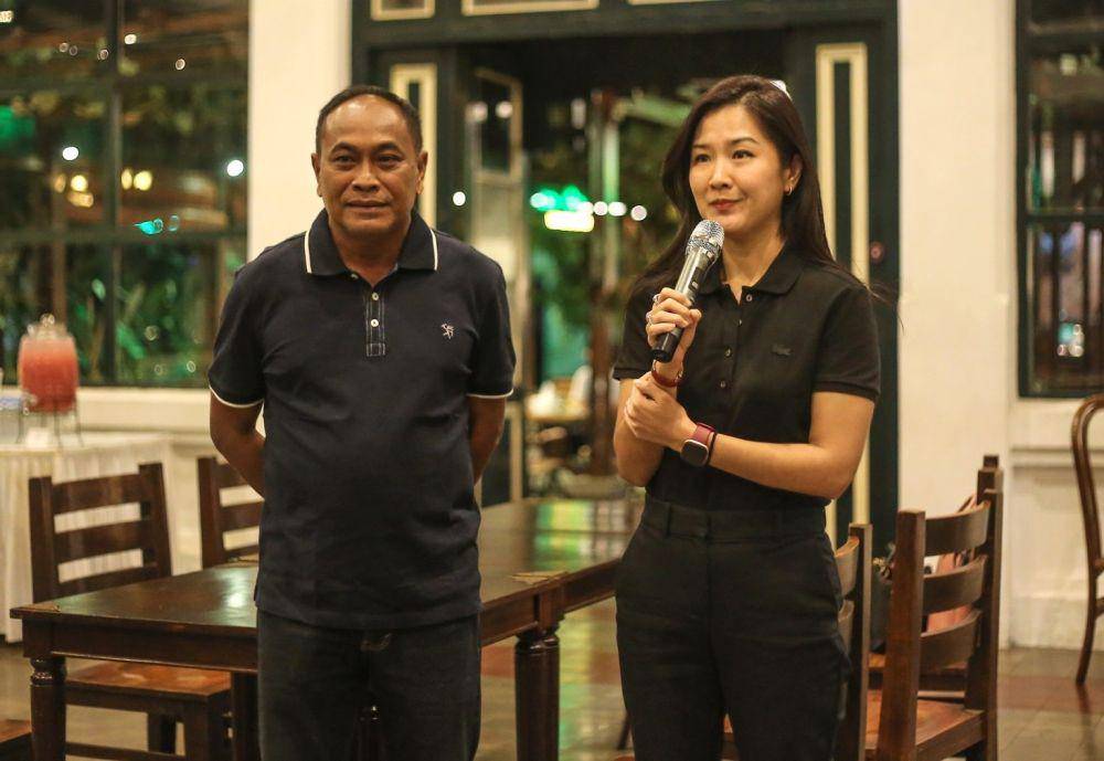 Direktur Utama PSIM Jogja, Yuliana dan Kas Hartadi (psimjogja.id)