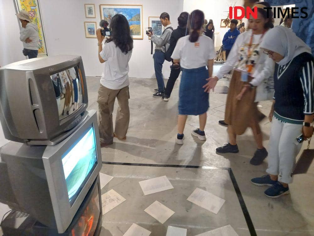 Pameran Nandur Srawung di Taman Budaya Yogyakarta. (IDN Times/Herlambang Jati Kusumo)