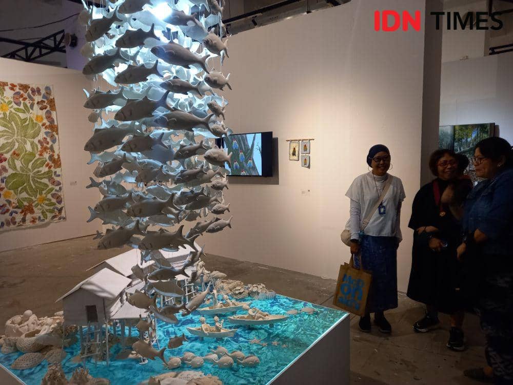Pameran Nandur Srawung di Taman Budaya Yogyakarta. (IDN Times/Herlambang Jati Kusumo)