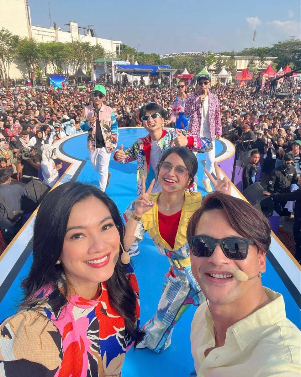 potret Titi Kamal di karnaval musik (instagram.com/titi_kamall)