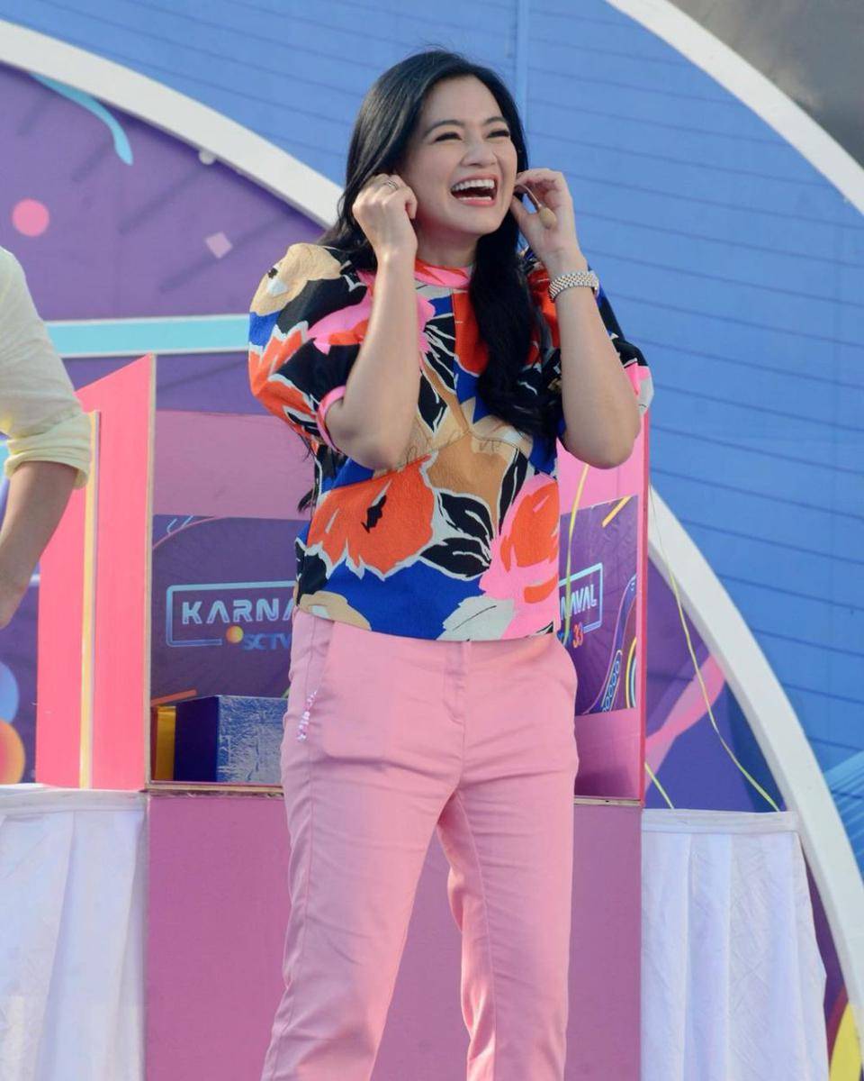 potret Titi Kamal di karnaval musik (instagram.com/titi_kamall)