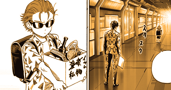 Child Emperor meninggalkan Sneck ( Dok. tonarioyj.jp/One Punch Man )