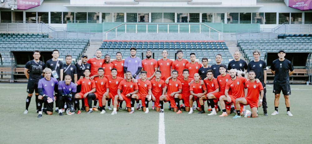 Bali United saat menjajal rumput Hong Kong Stadium. (Lcsd.gov.hk)