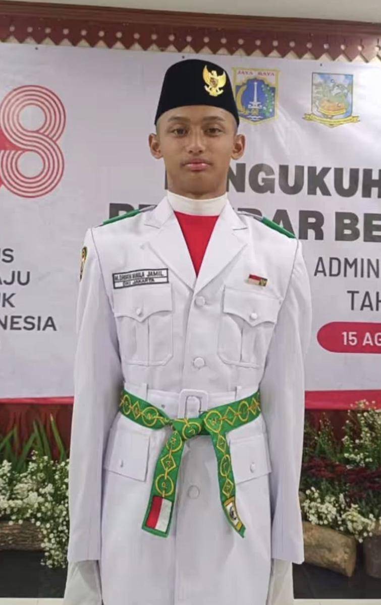 anak artis terpilih jadi anggota Paskibra (Instagram.com/ibnujamilo)