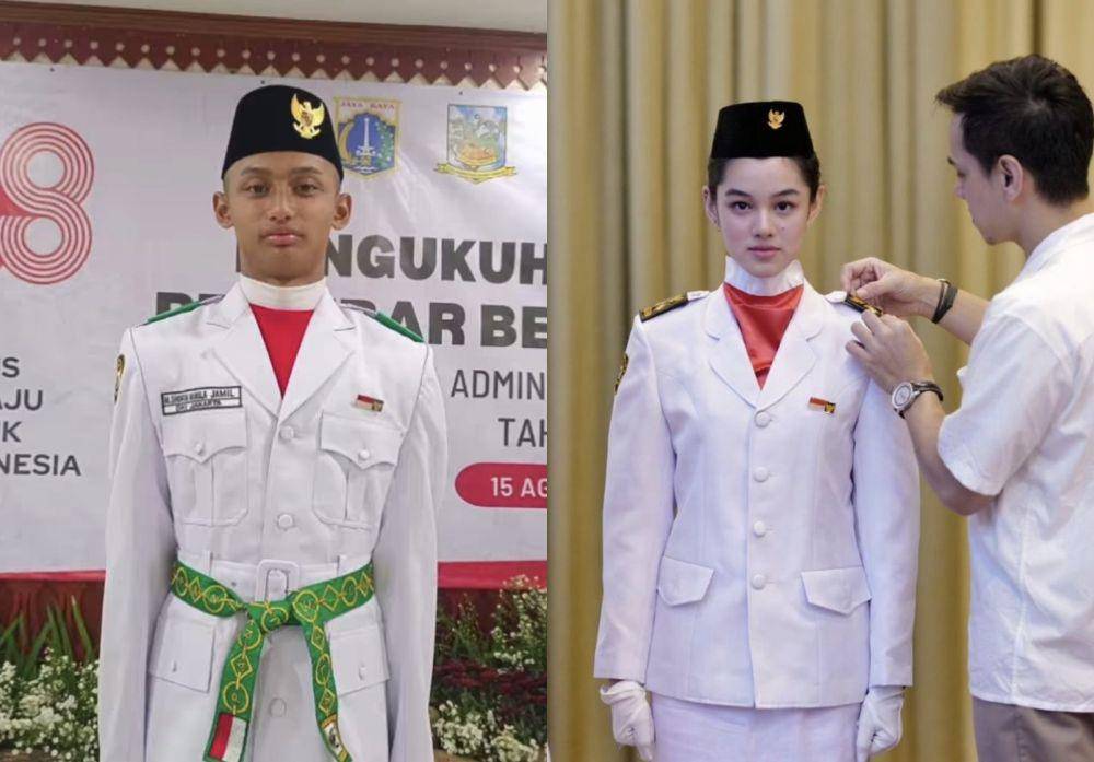 anak artis terpilih jadi anggota Paskibra (Instagram.com/ibnujamilo | rio.stokhorst)