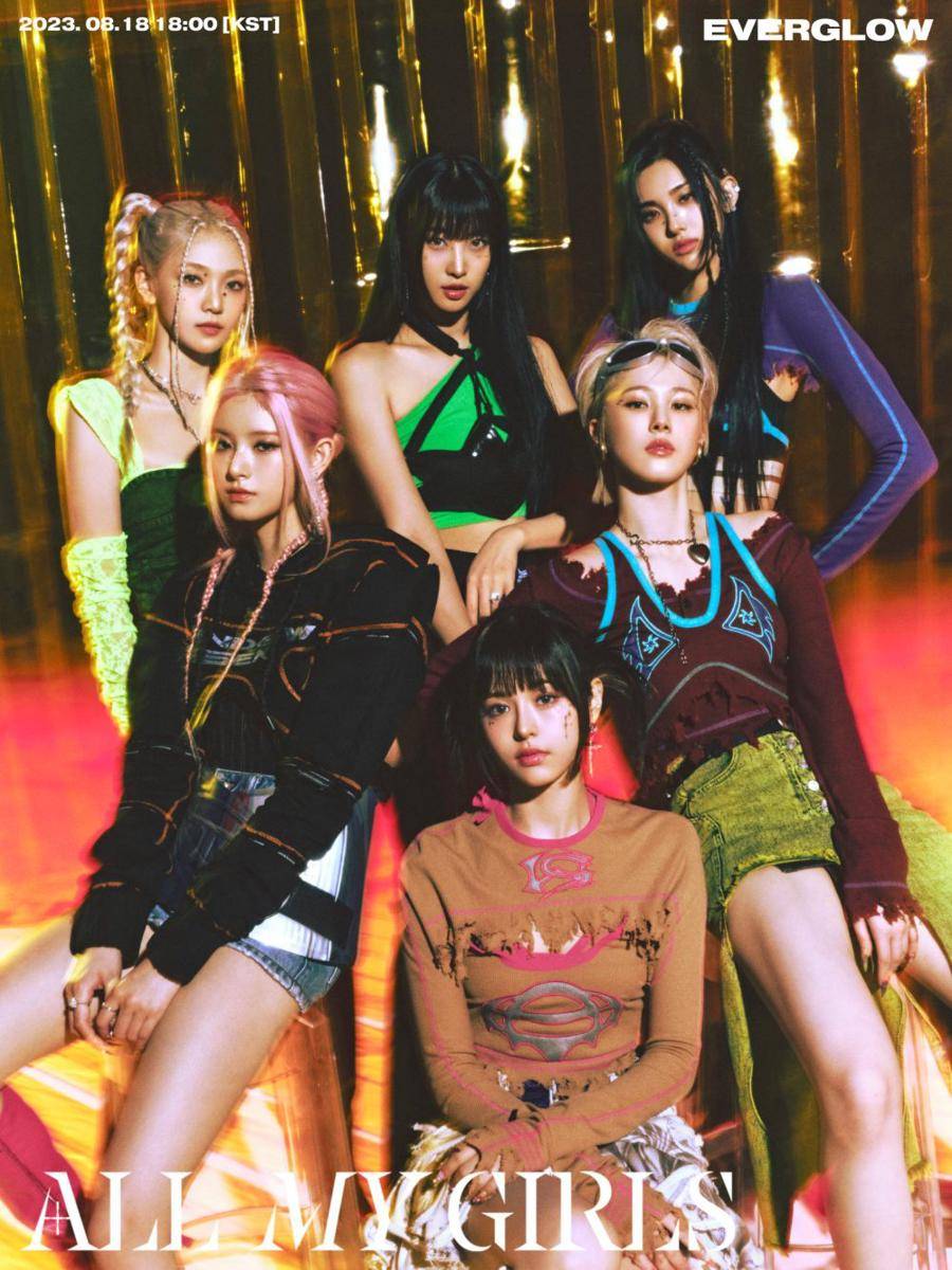 teaser single album EVERGLOW bertajuk All My Girls (twitter.com/EVERGLOW_STAFF)