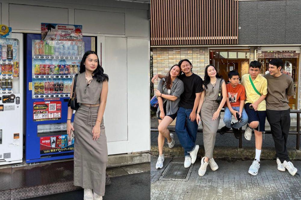 10 Potret Liburan Seru Satine Zaneta ke Jepang, Family Time!