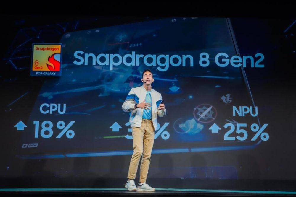 ilustrasi Darius Sinathrya menggunakan Fold5 (dok. Samsung)