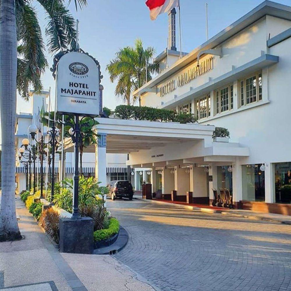 Hotel Majapahit Surabaya yang penuh sejarah. Instagram/hotelmajapahitsby