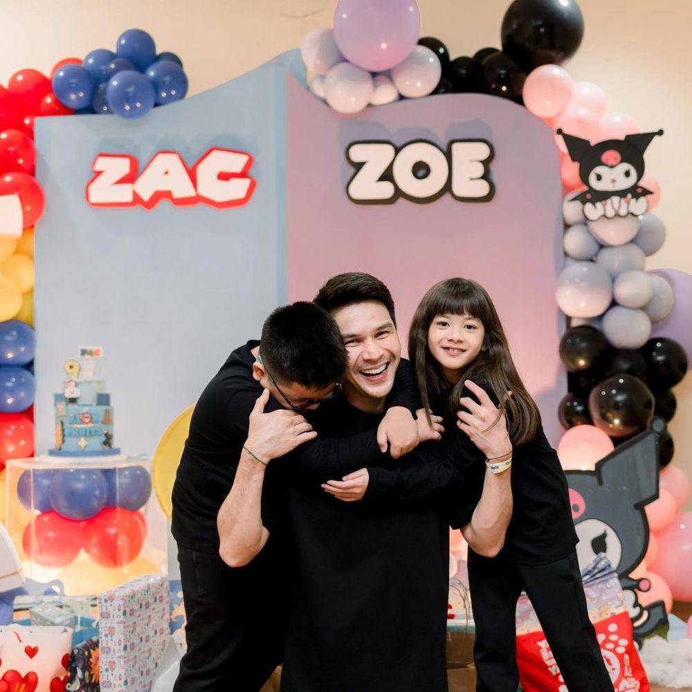 momen ulang tahun ke-9 anak kembar Jonathan Frizzy (instagram.com/ijonkfrizzy)