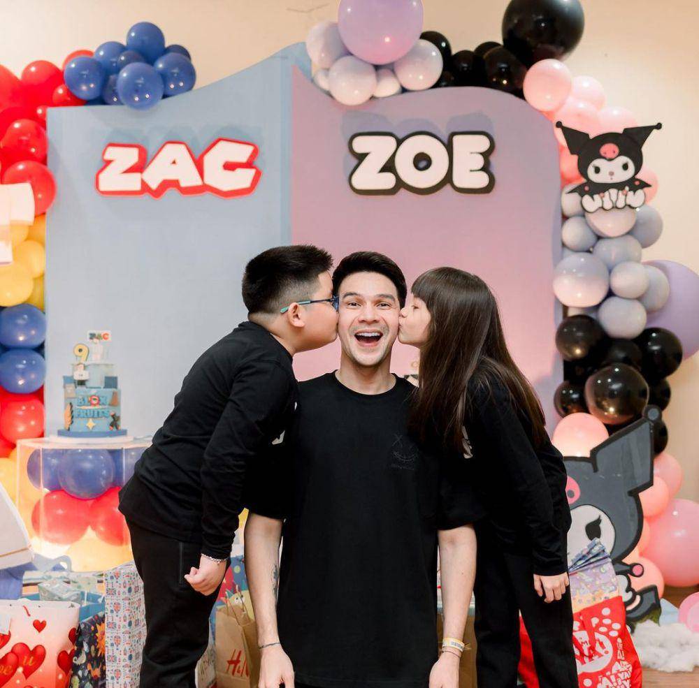 momen ulang tahun ke-9 anak kembar Jonathan Frizzy (instagram.com/ijonkfrizzy)