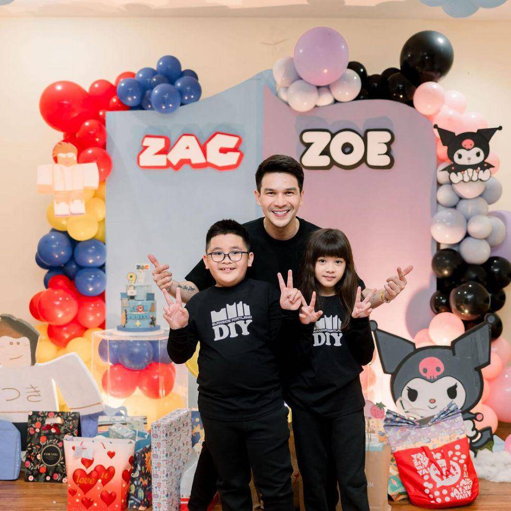 momen ulang tahun ke-9 anak kembar Jonathan Frizzy (instagram.com/ijonkfrizzy)