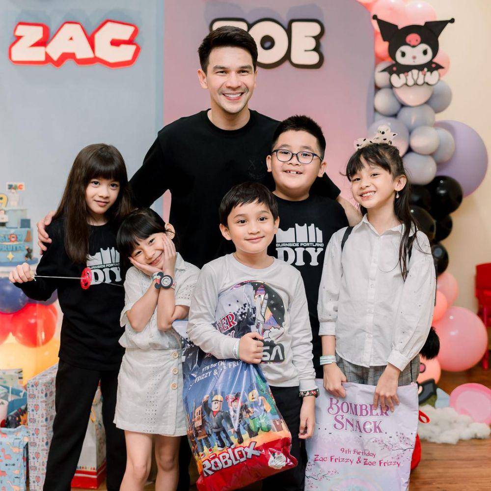 momen ulang tahun ke-9 anak kembar Jonathan Frizzy (instagram.com/ijonkfrizzy)