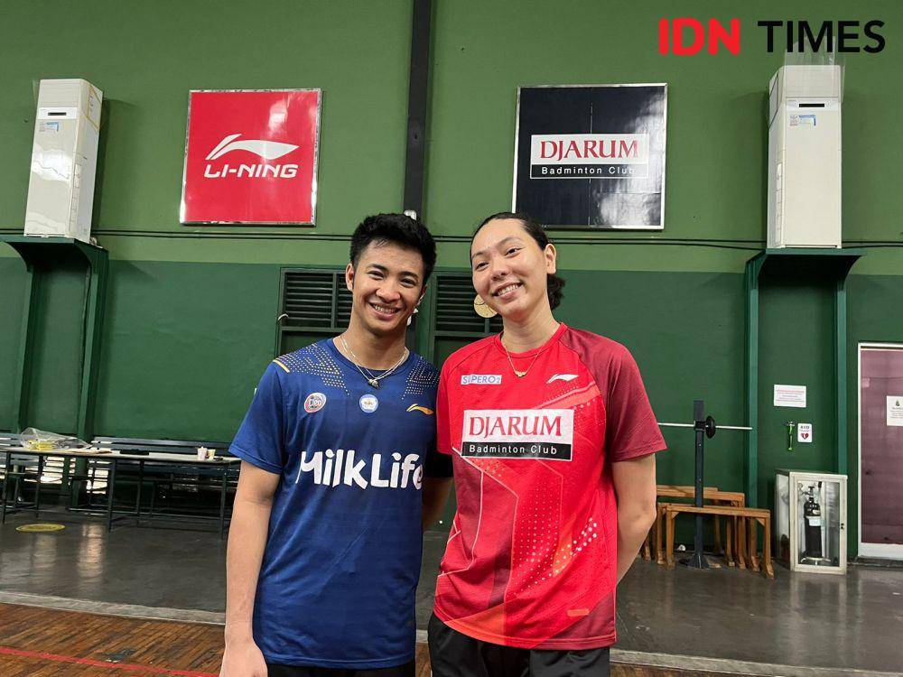 Persiapan ganda campuran Indonesia, Dejan Ferdinansyah/Gloria Emanuelle Widjaja (IDN Times/Margith Juita Damanik)