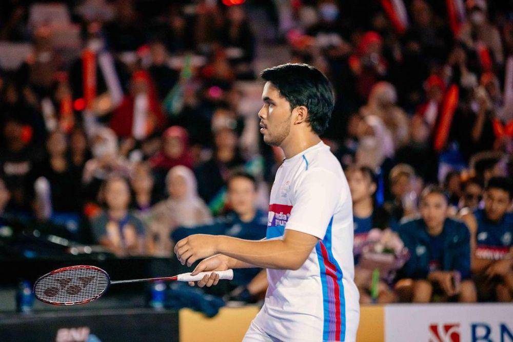 potret Thariq Halilintar saat bermain bulu tangkis (instagram.com/thariqhalilintar)
