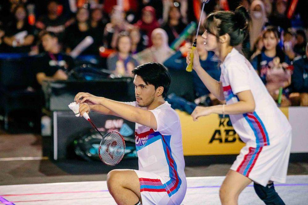 potret Thariq Halilintar saat bermain bulu tangkis (instagram.com/thariqhalilintar)
